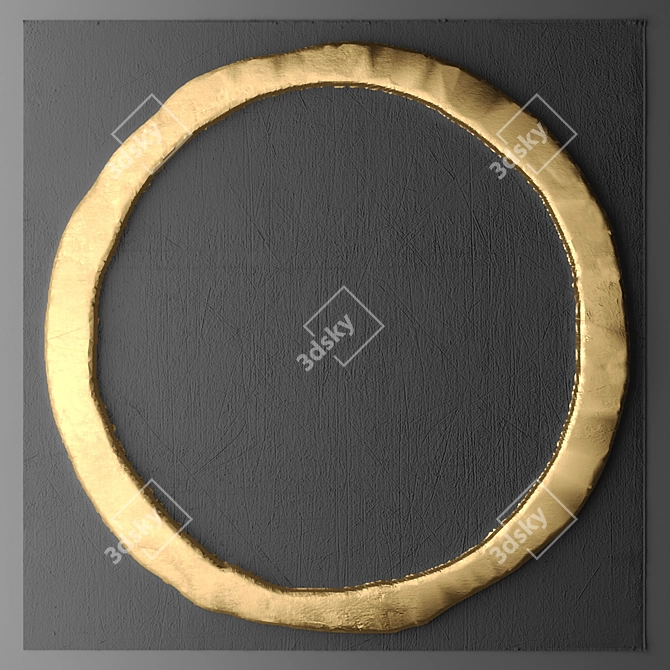 Unique 3D Panel Décor 3D model image 1