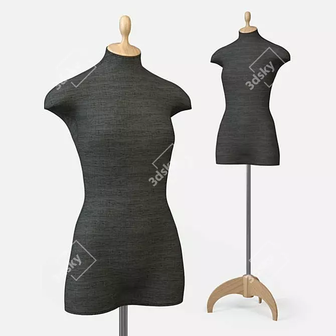 Tailor's Mannequin: Sleek and Versatile 3D model image 1