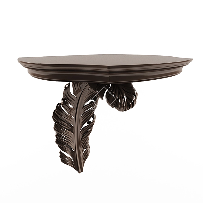 Elegant Feather Console 3D model image 1