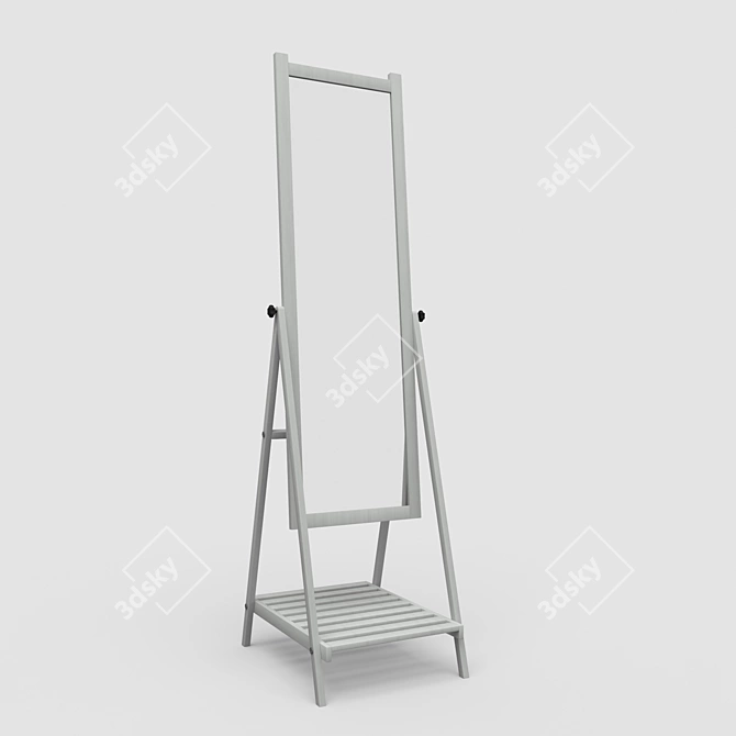 Modern Floor Mirror  ISFЁRDEN - 47x59x182 cm 3D model image 1