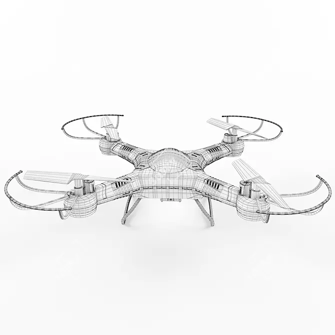 JJRC H8C Drone - Capture Breathtaking Aerial Views 3D model image 2