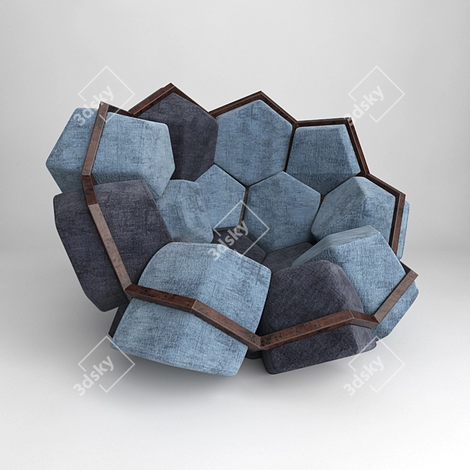 Modular Quartz Chair: Dynamic Design Solution 3D model image 1