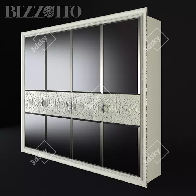 1053R Cupboard by Bizzotto 3D model image 1