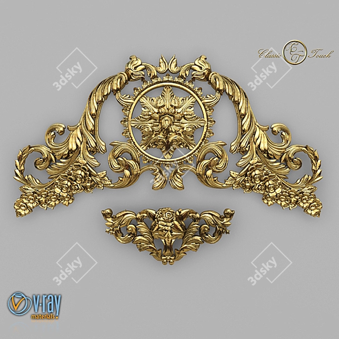 Timeless Elegance: Classic Ornament 3D model image 1