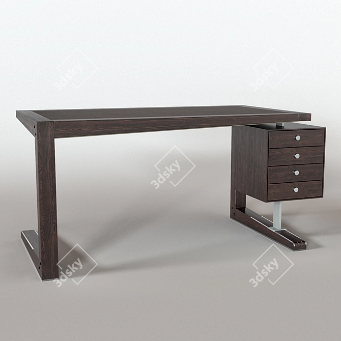 Italian Designed Giorgetti Zeno Desk 3D model image 1