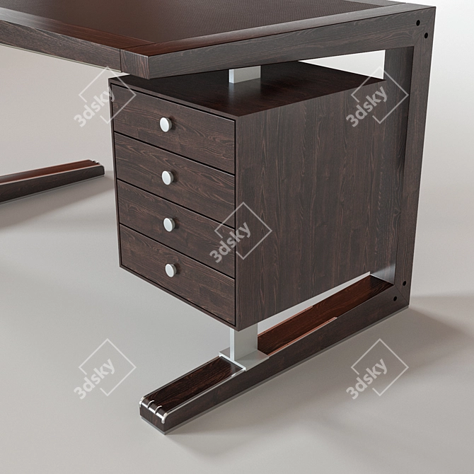 Italian Designed Giorgetti Zeno Desk 3D model image 2