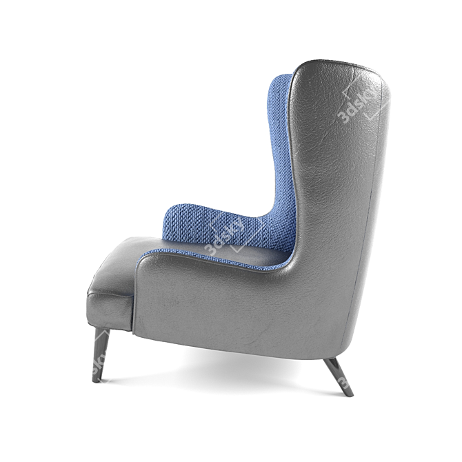 Eleganza Chair: The Ultimate in Il Loft Luxury 3D model image 3