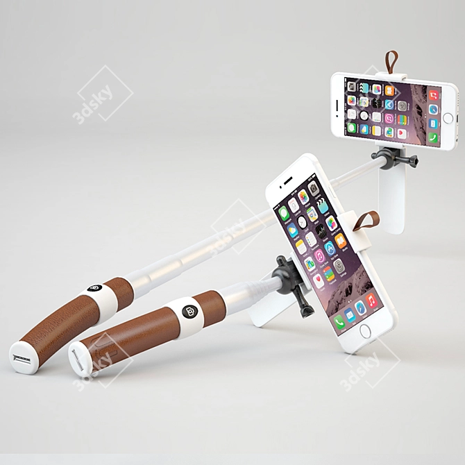 SnapExtend Selfie Monopod 3D model image 3