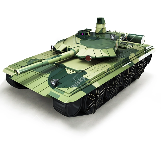 Vladimir: T-90 "Ultimate Toy Tank 3D model image 1