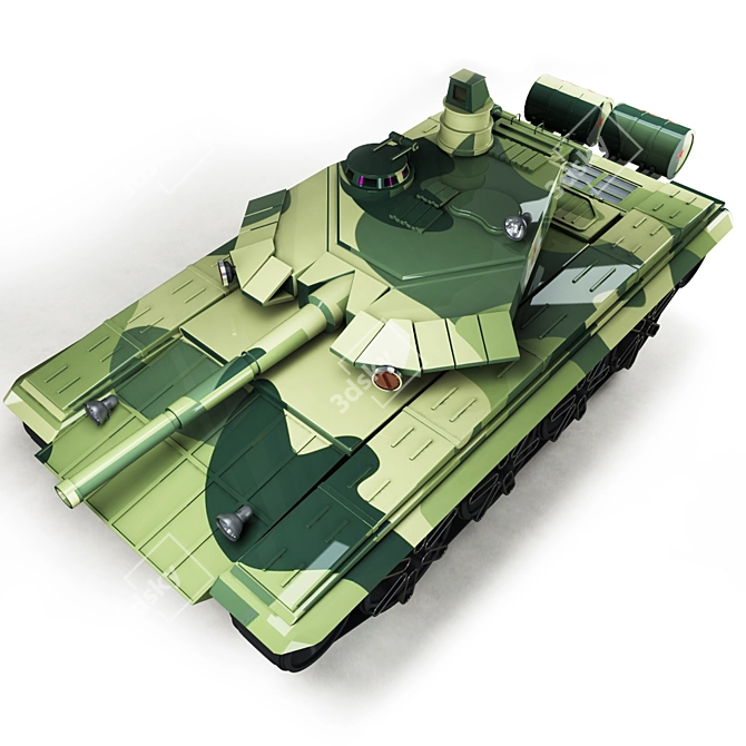 Vladimir: T-90 "Ultimate Toy Tank 3D model image 2