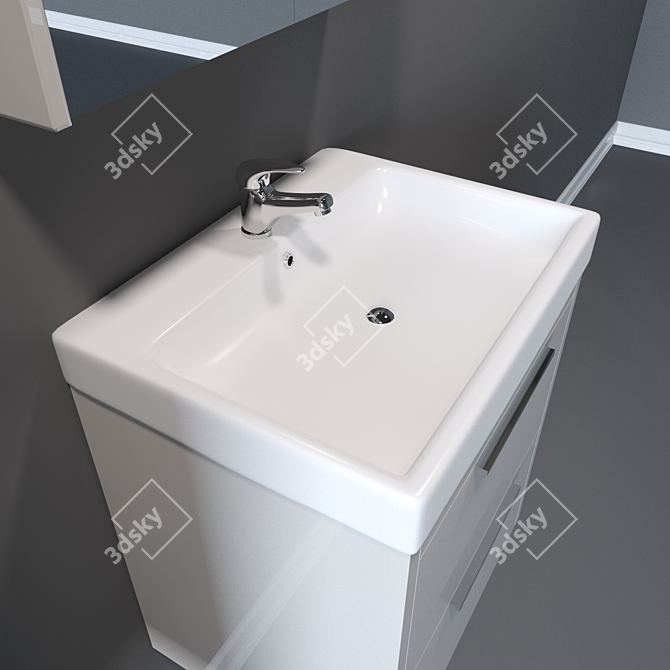 Luxury Bathroom Set with Dreja Enzo and Q 70 3D model image 3