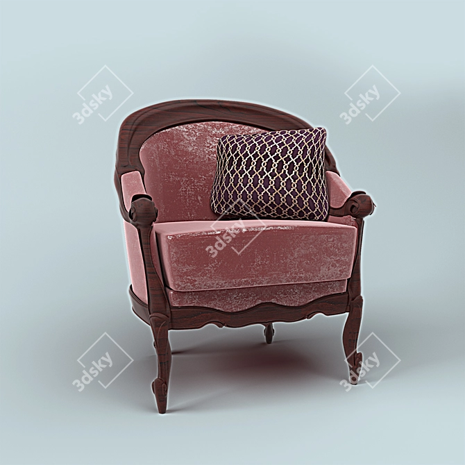 Frida Classic Sofa and Armchair 3D model image 3