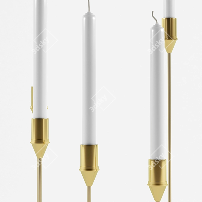 Russian Inspired Candle: Candle 99 3D model image 2