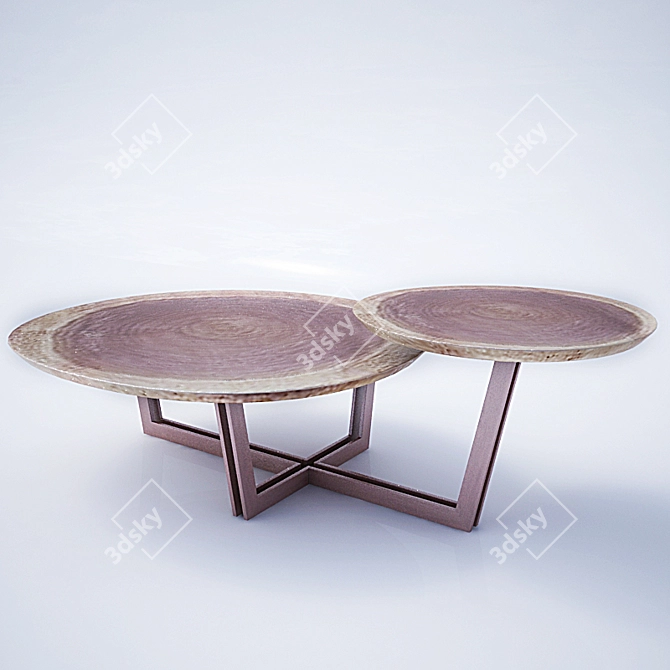 Bamax Poesia Low Table 3D model image 1