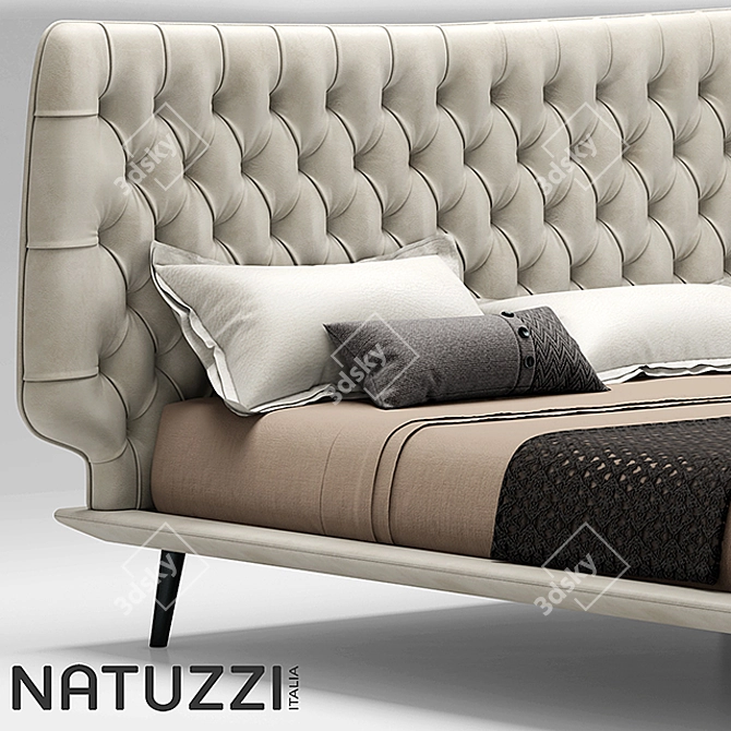 Natuzzi Dolcevita: Luxurious Comfort for your Bedroom 3D model image 2