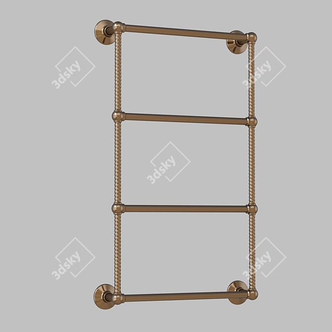 Sleek Towel Warmer 3D model image 1