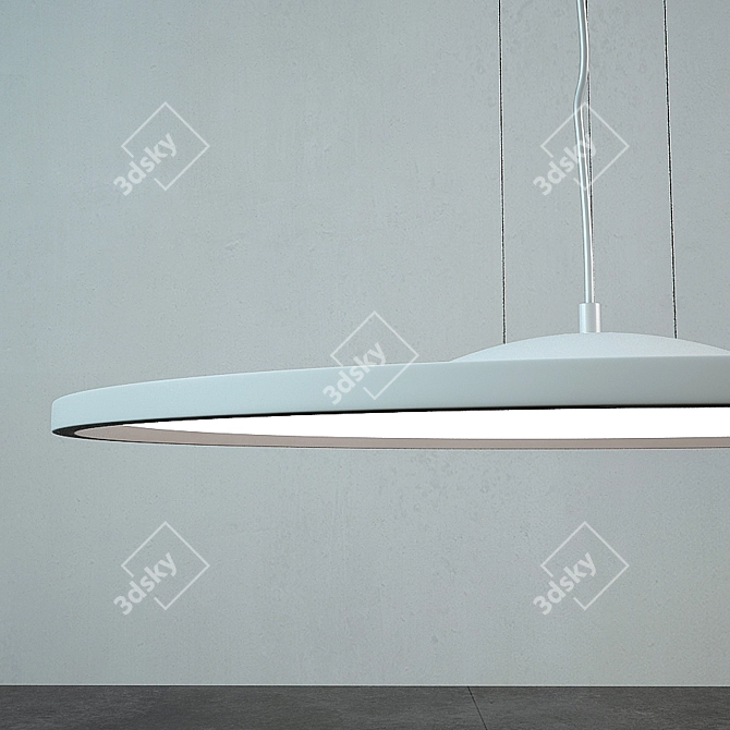 Cosmorelax Flat Sun - Stylish LED Ceiling Lamp 3D model image 3