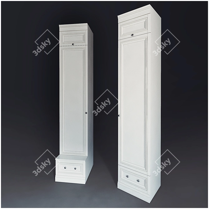 Modular Individual Project Cabinet/Wardrobe 3D model image 1