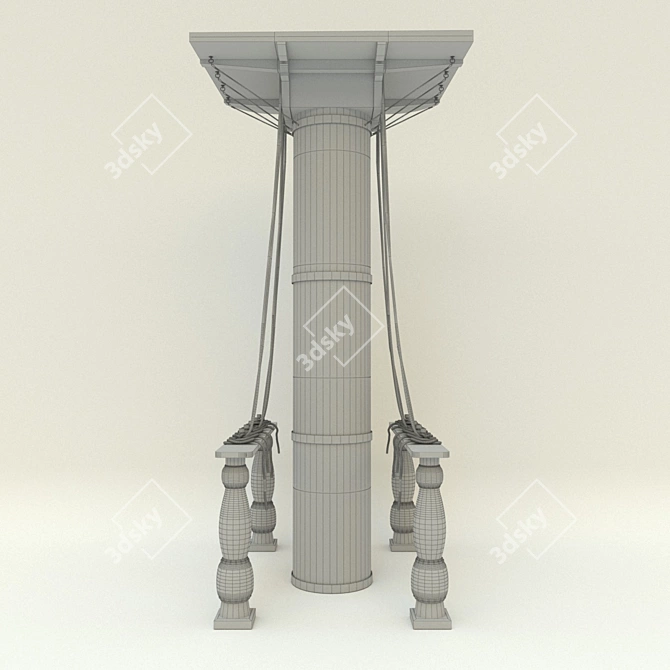 Elevating Heights: 3400mm 3D model image 2