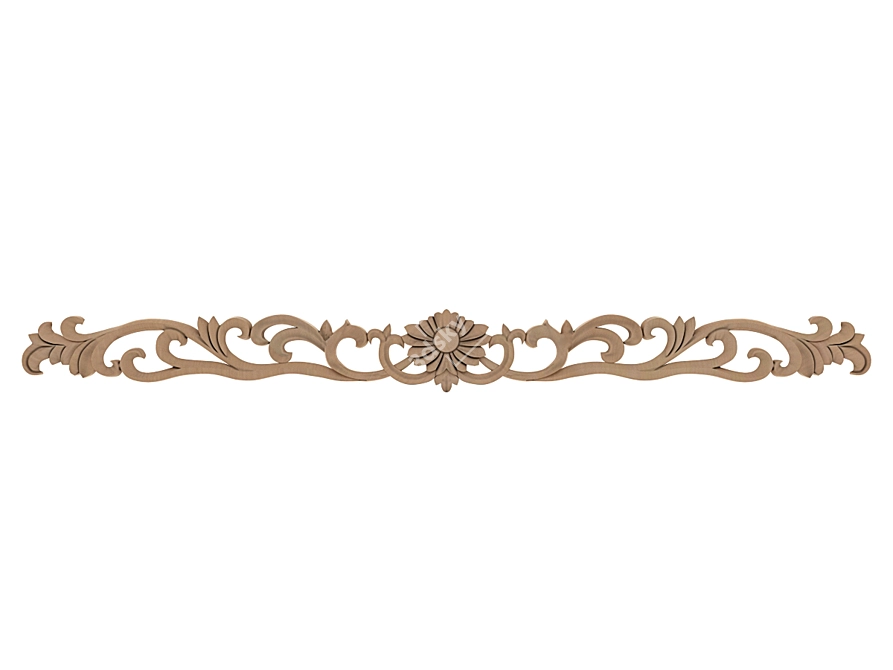 Wooden Patch - Natural, Versatile, Eco-friendly 3D model image 1