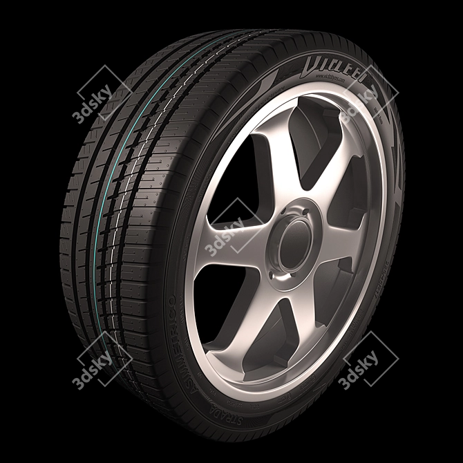 Maximal Performance Wheel Set 3D model image 1
