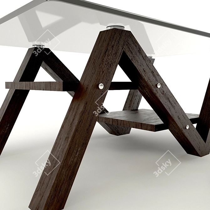 Contemporary Coffee Table 3D model image 3