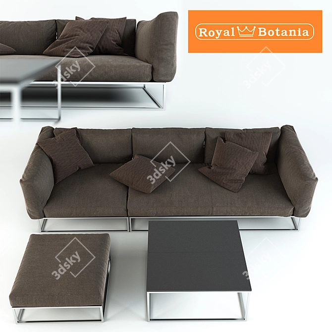 Royal Botania Sofa Set 3D model image 2