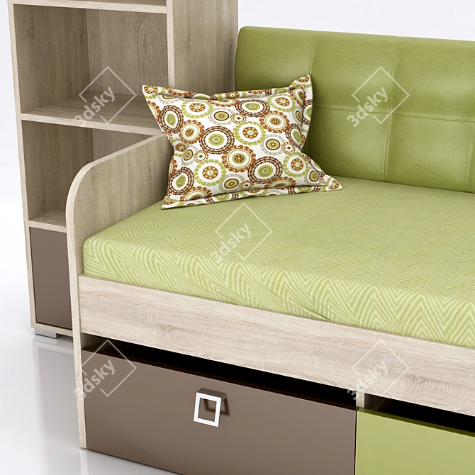 Tetris Kids Furniture Set 3D model image 3