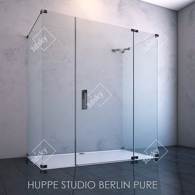 HÜPPE Studio Berlin Pure Shower Cabin 3D model image 1