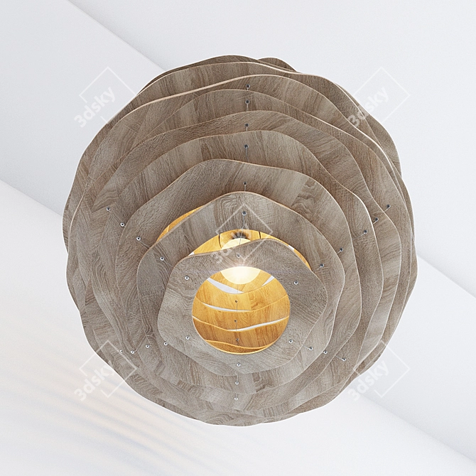 Modern Elegance: Arteriors Rook Pendant 3D model image 2