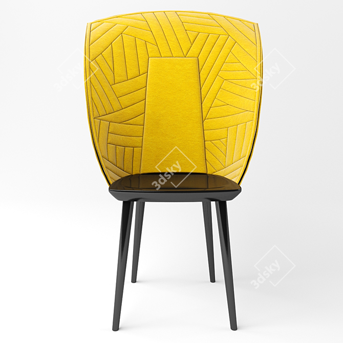 ErgoDream Chair: Ultimate Comfort 3D model image 1
