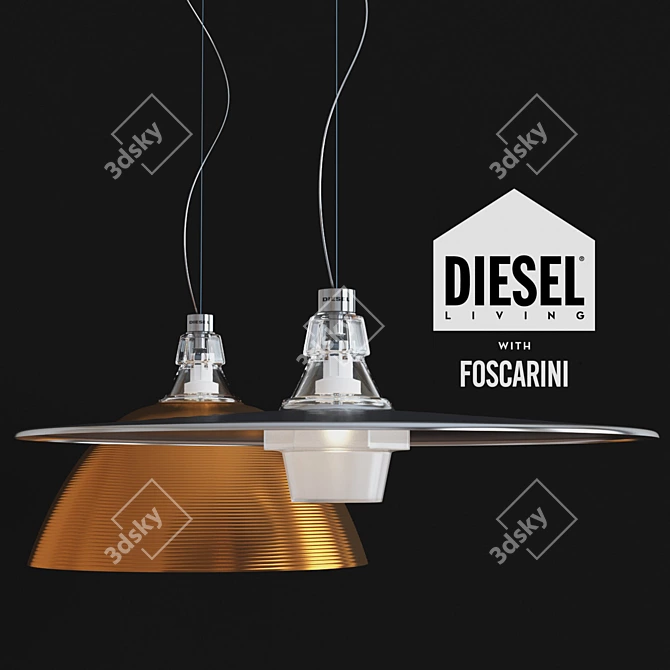 Diesel Crash & Bell: Industrial Elegance 3D model image 1