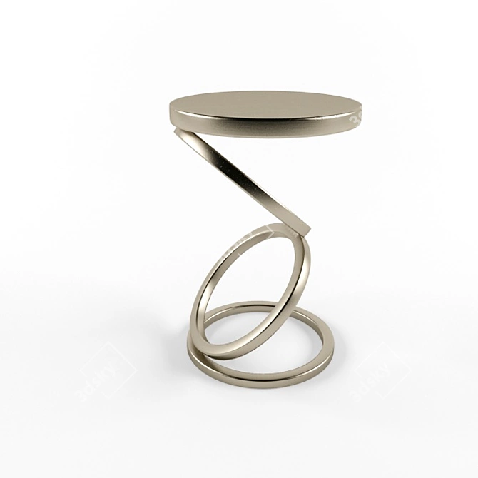 Solvay Spot Table: Sleek & Functional 3D model image 3