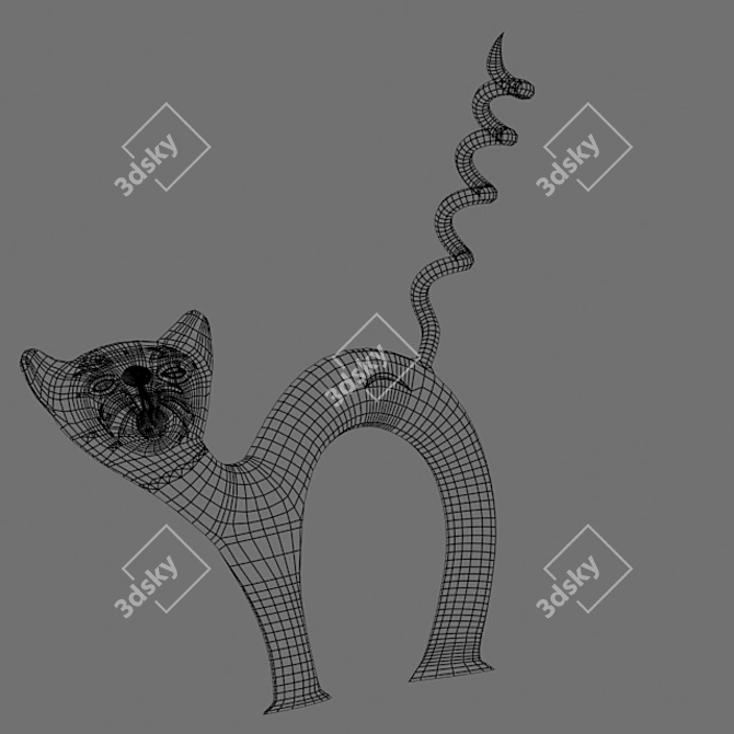 Handcrafted Corkscrew 3D model image 3