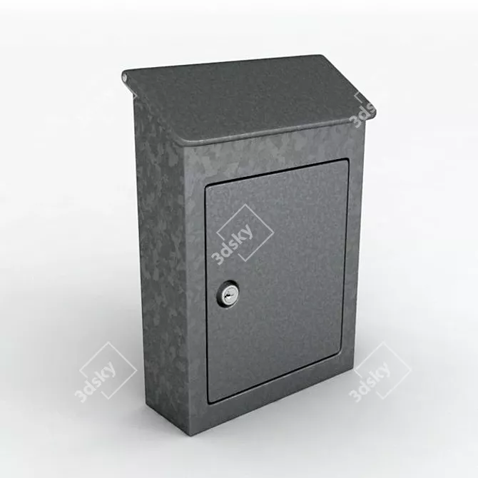 Stylish Mailbox for Modern Homes 3D model image 1