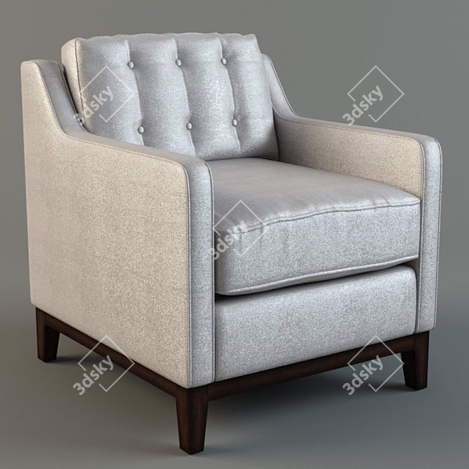 Flexsteel Parallel Chair 3D model image 1
