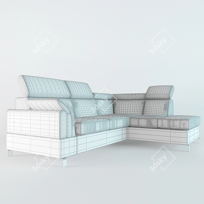 Cleo Transforming Sofa: Stylish Comfort for Your Home 3D model image 3