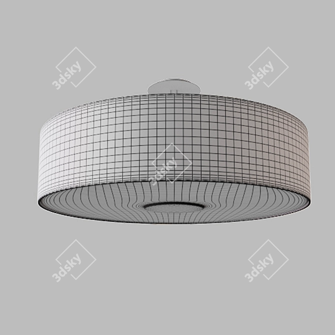 Elegant Philips Flora Ceiling Light 3D model image 2