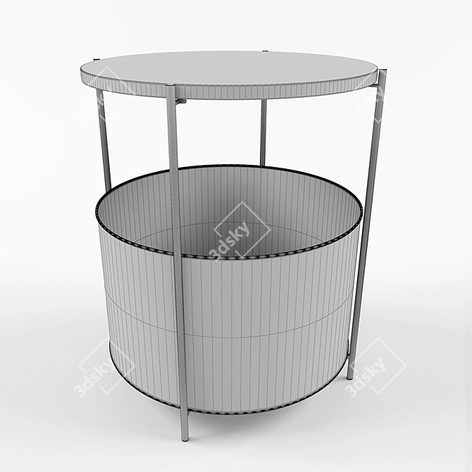Ligne Roset Cestino: Elegant Occasional Table 3D model image 2