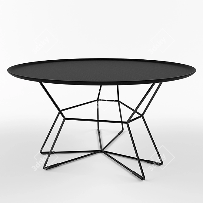Ligne Roset FALDA: Modern, Minimalistic Tables 3D model image 2