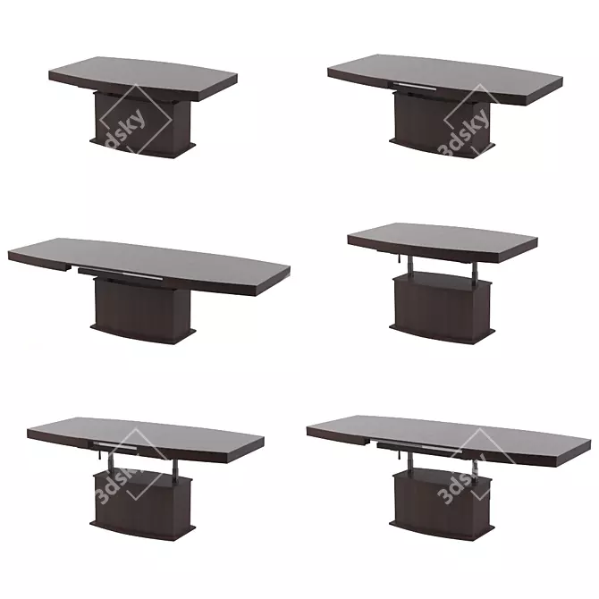 Transforming Tables: Versatile and Innovative 3D model image 3