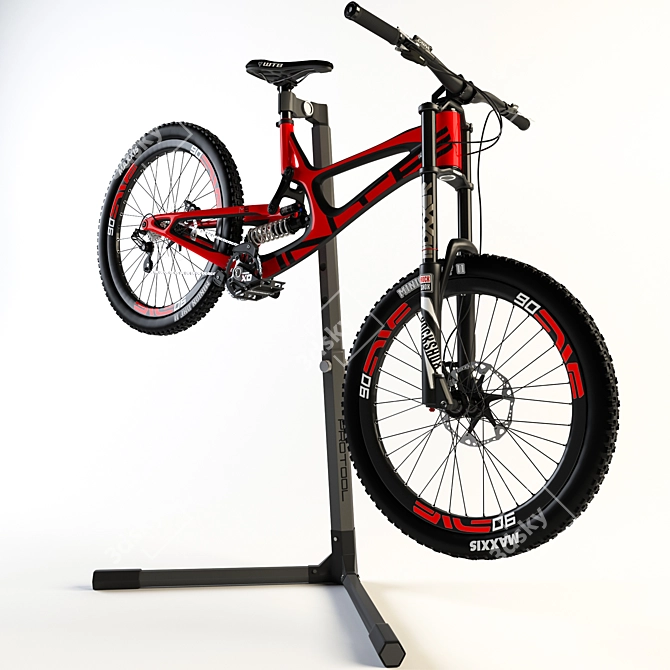 Intense M16c Carbon Downhill Bike 3D model image 1