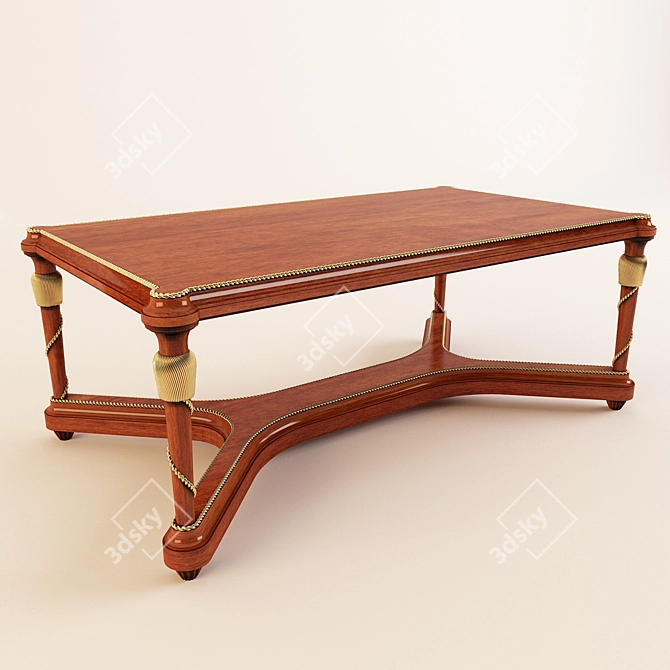 Elegant Galileo Coffee Table 3D model image 1