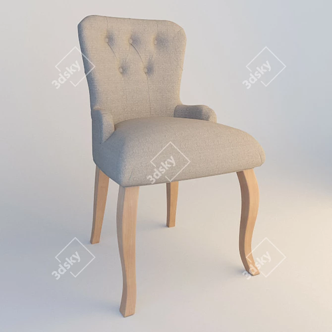 Elegant Mary Chair | Stylish Seating Solution 3D model image 1