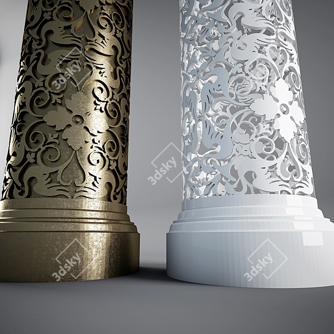 Timeless Elegance: Classic Column 2 3D model image 2
