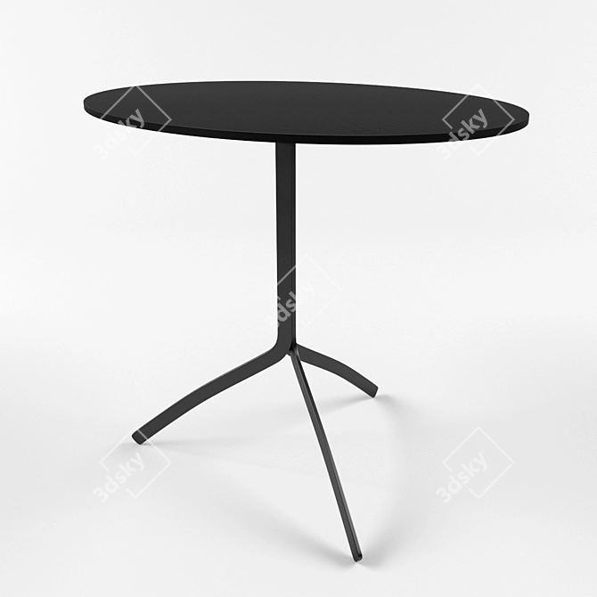 Elegant NOOMI Armchair 3D model image 1