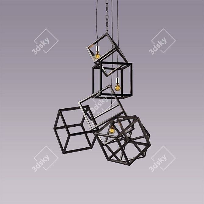 Nash RH Pendant Light 3D model image 1