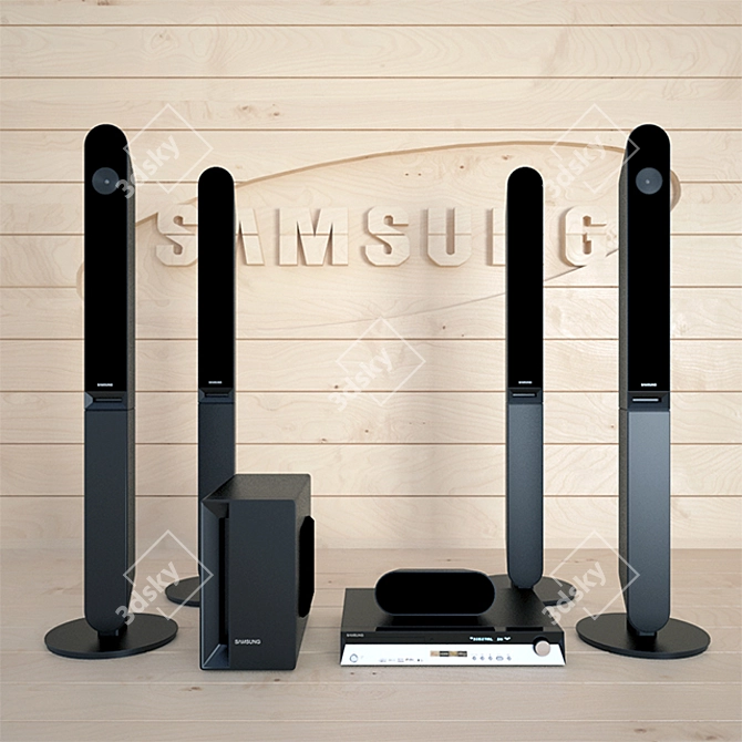 Immersive 5.1 Samsung Home Theater 3D model image 1