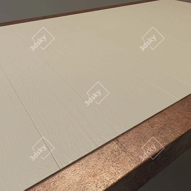 Modern Kitchen Table 3D model image 2