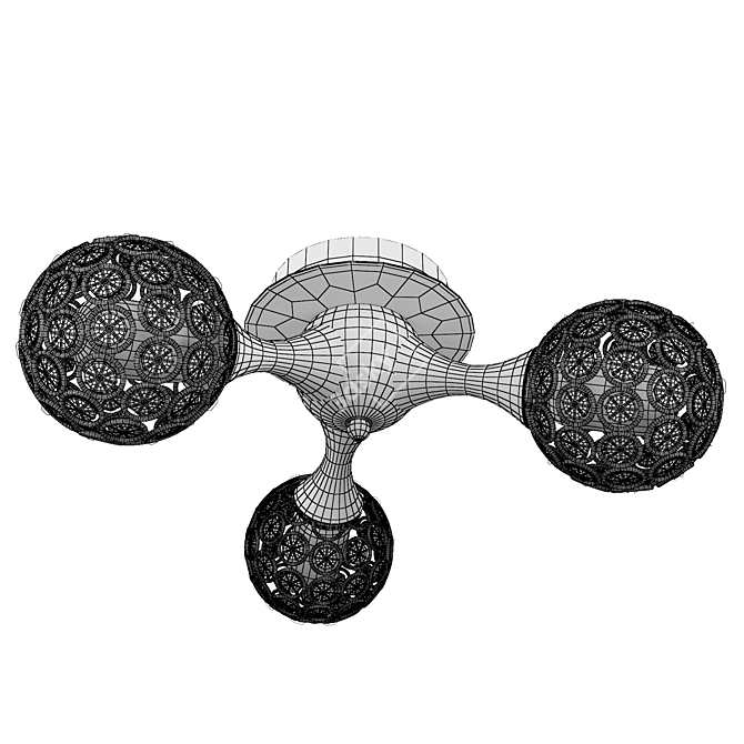Sleek Levistella 400x180mm Tile 3D model image 2